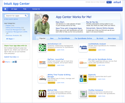 Intuit App Center